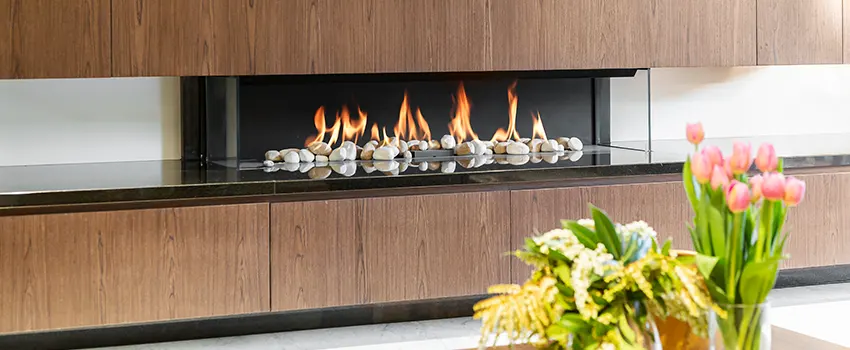 Double-height Fireplace Design Refurbishment in San Jose, California