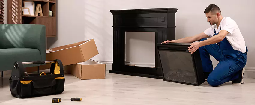 Old Rusted Metal Fireplace Repair And Replacement in San Jose, CA